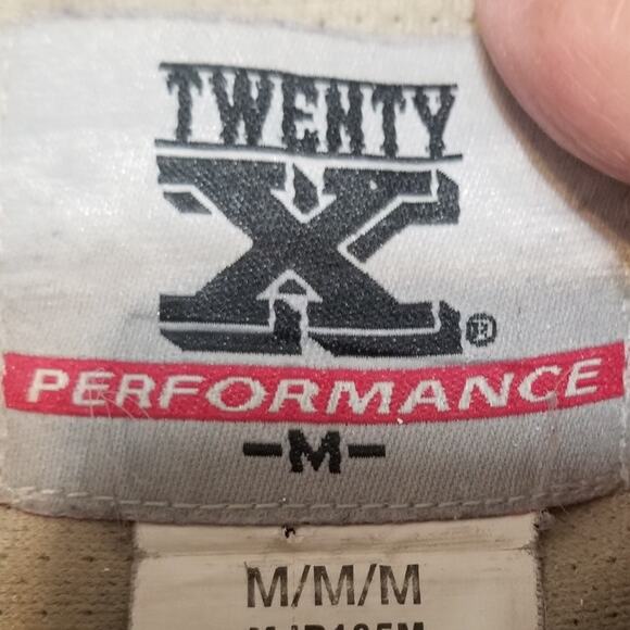 NWOT's-Twenty X Performance Men's Button Up Long Sleeve Gray Plaid Shirt Size M - Picture 8 of 10